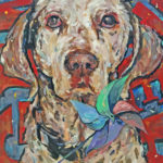 Ray Sokolowski, Painting & Sculpture, Party Dog painting